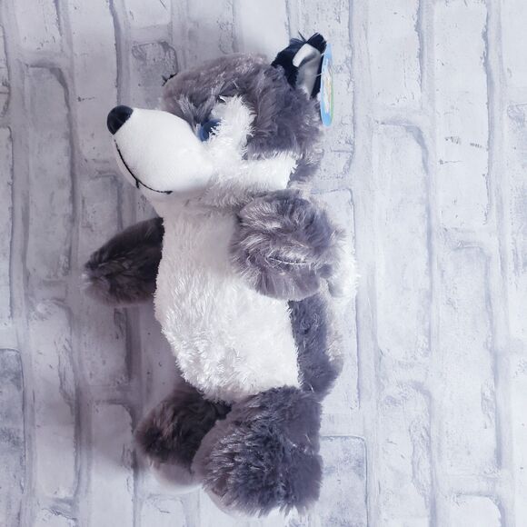 Soft Cuddly Husky Plush Puppy Toy - Picture 3 of 4